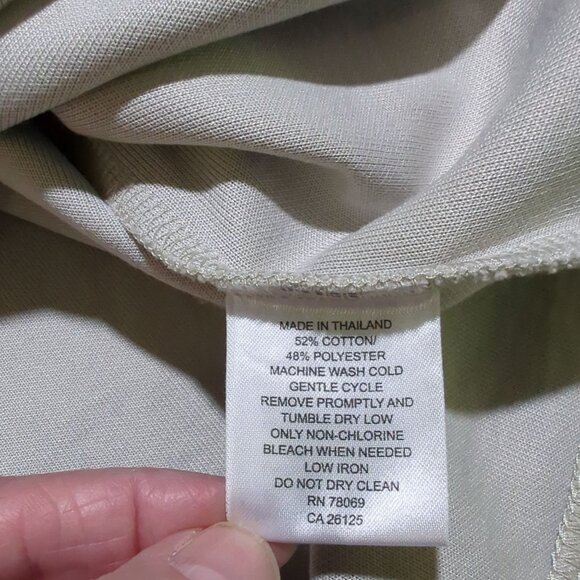 Ashworth TexAgs Light Beige Quarter Zip Pullover long sleeve Sweatshirt 2XL‎ - Picture 6 of 14